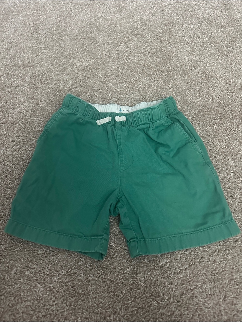 Green Kids Pull-On Shorts